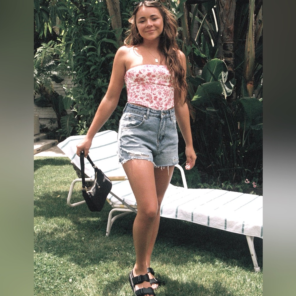 Princess Polly Feels Like Summer Denim Shorts